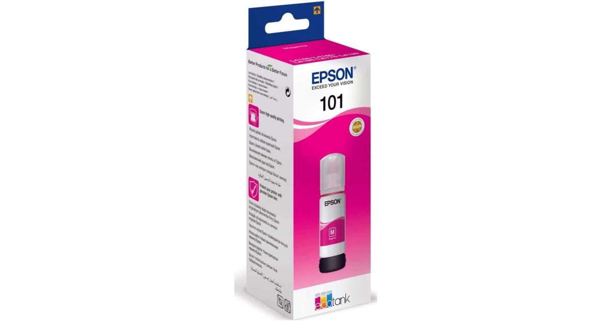 Genuine Epson 101 EcoTank Ink Bottle 70 ml - Magenta
