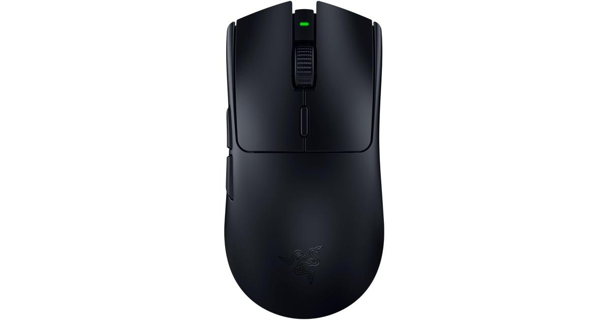 Razer Viper V3 HyperSpeed Wireless Esports 82g Lightweight 30K DPI Optical Sensor Up to 280 Hr Battery Life Mechanical Switches Gen-2