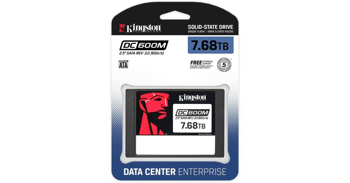 Kingston DC600M 7.68TB Enterprise-Class Enterprise-class For Data Center & Server 2.5" SATA SSD