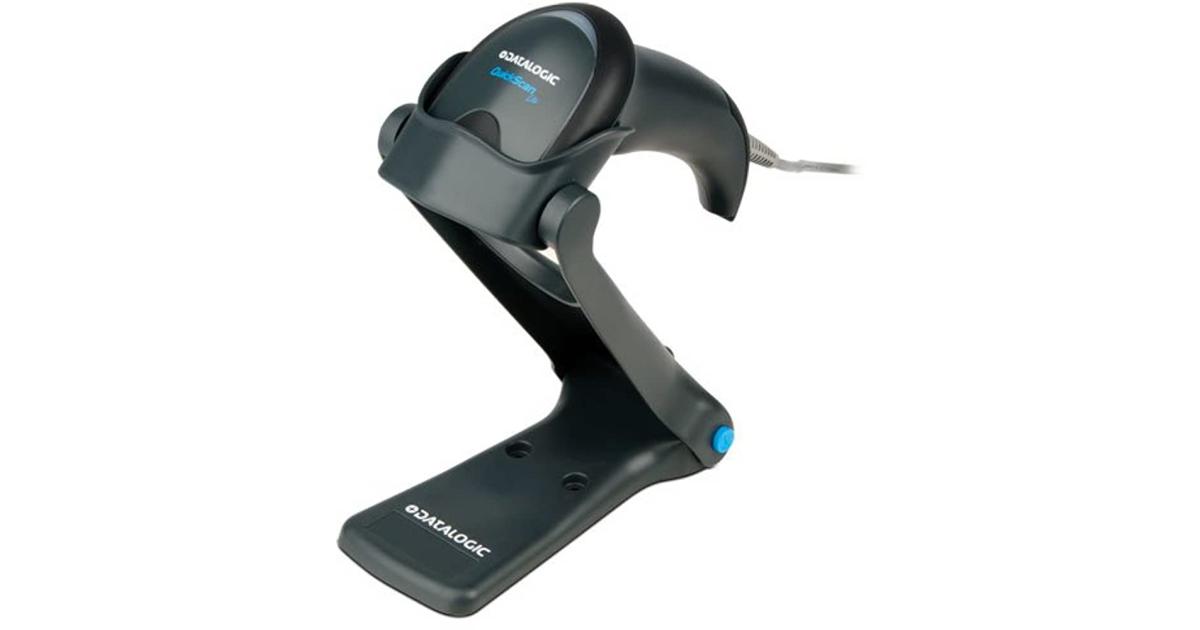 Datalogic QuickScan Lite QD2220 1D USB Linear Imager Green Spot Black (incl.: cable (USB) , Stand)