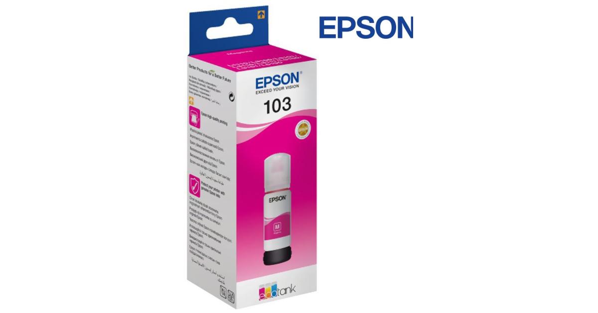 Genuine Epson 103 EcoTank Ink Bottle 65 ml - Magenta