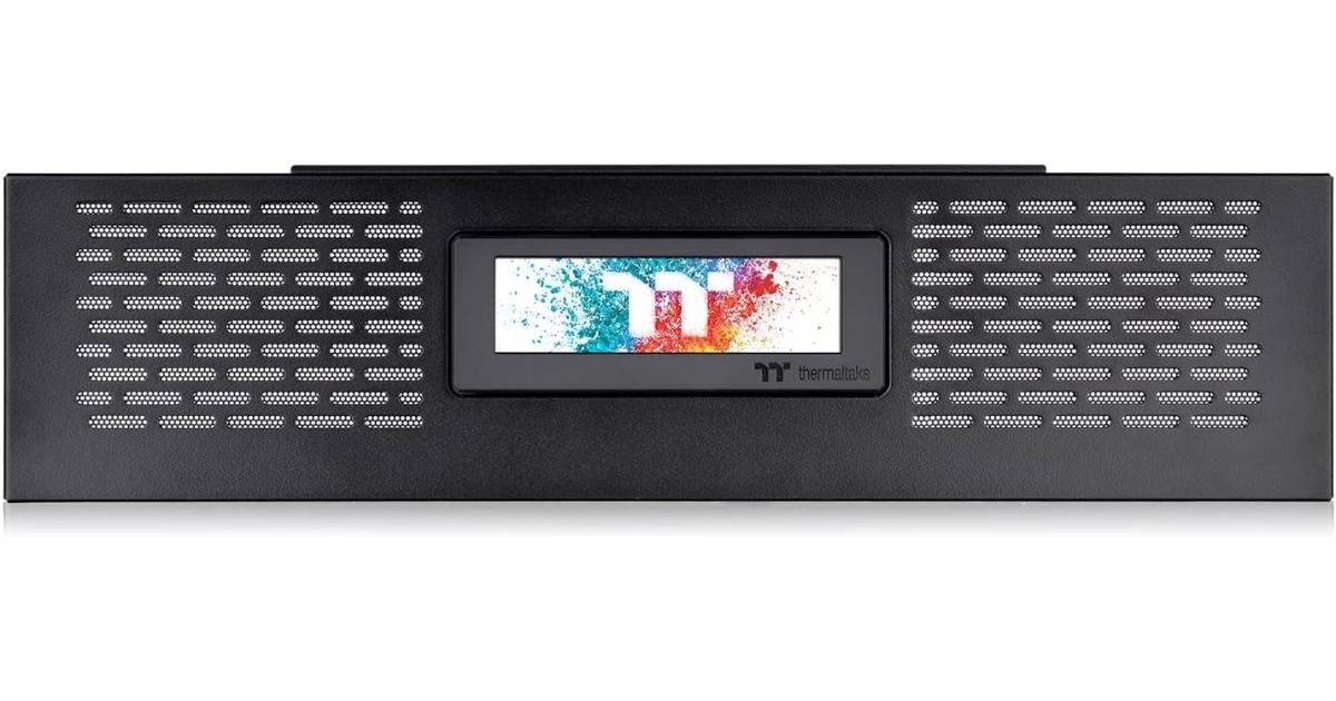 Thermaltake LCD Panel Kit For The Tower 500 3.9" LCD Display Presents Real time Information Easy Custimization - Black
