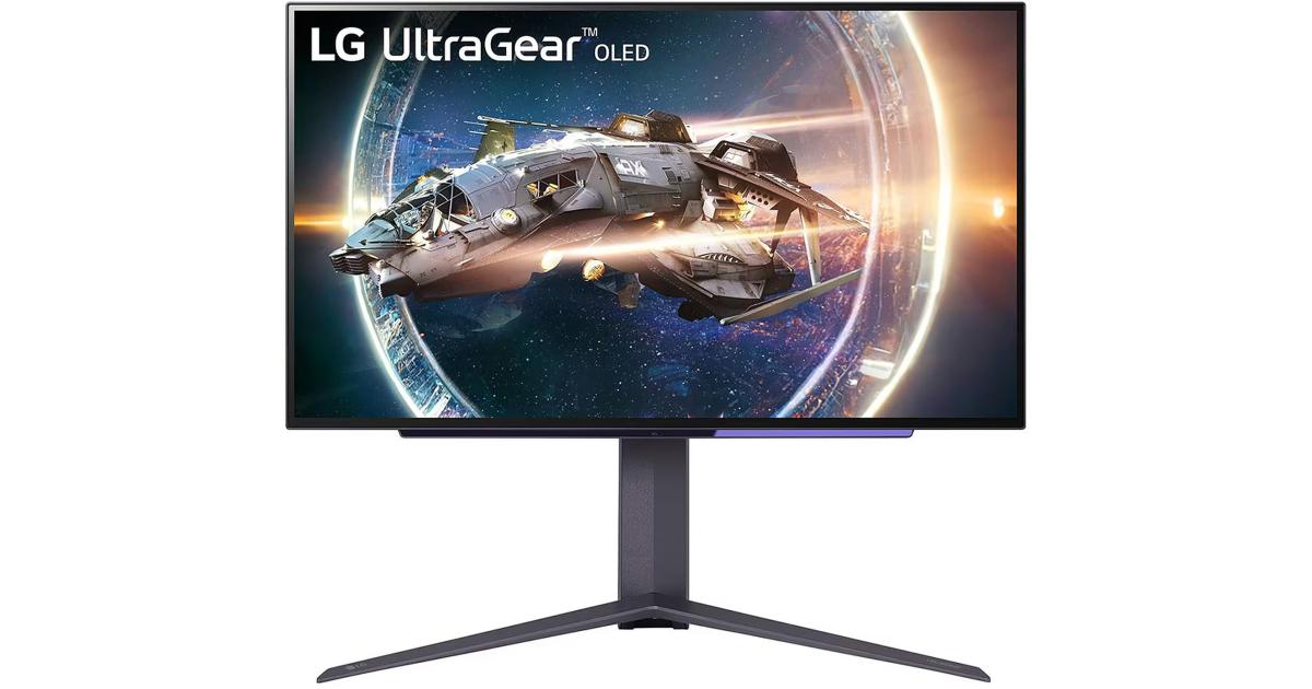 LG 27GR95QE-B UltraGear™ 27” OLED 2K HDR10 240Hz 0.03 ms HDMI 2.1 G-SYNC Compatible Anti-Glare 98.5% DCI-P3 - Black