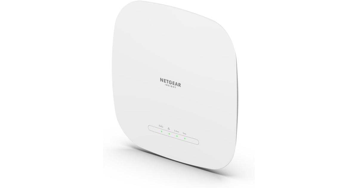 NETGEAR (WAX615) Cloud Managed Wireless Access Point - Wi-Fi 6 Dual-Band AX3000 Speed Up to 256 Client Devices Insight Remote Management PoE+ Powered or AC Adapter (not Included)