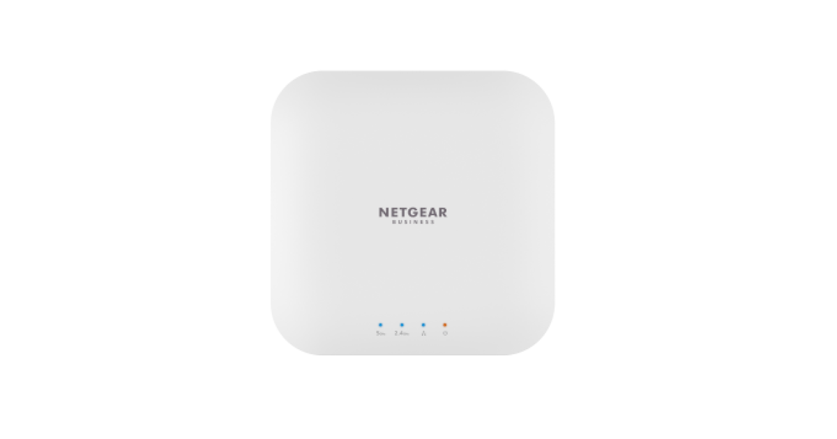 NETGEAR (WAX214) Wi-Fi 6 Access Point - Dual-Band PoE Access Point AX1800 Wireless Speed | 1 x 1G Ethernet PoE Port | Up to 128 Devices | WPA3 Security | MU-MIMO | Power Adapter Not Included
