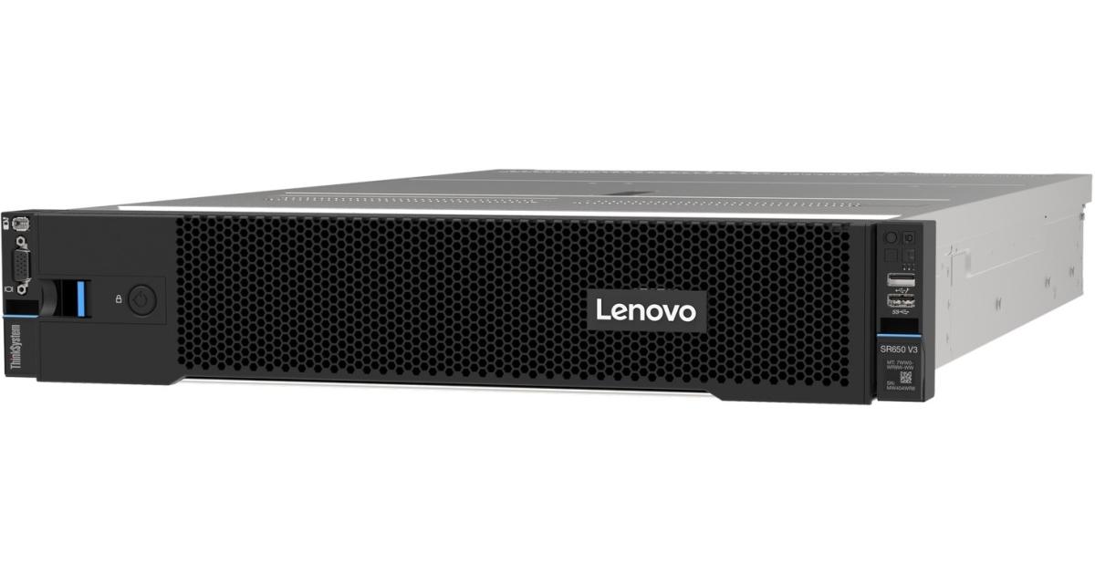 مزود طاقة (PSU) Lenovo ThinkSystem SR650 V3 Intel Xeon Silver 4514Y up to 3.4GHz 16-Cores w/ 64GB DDR5 Memory & 1100W Rack Server