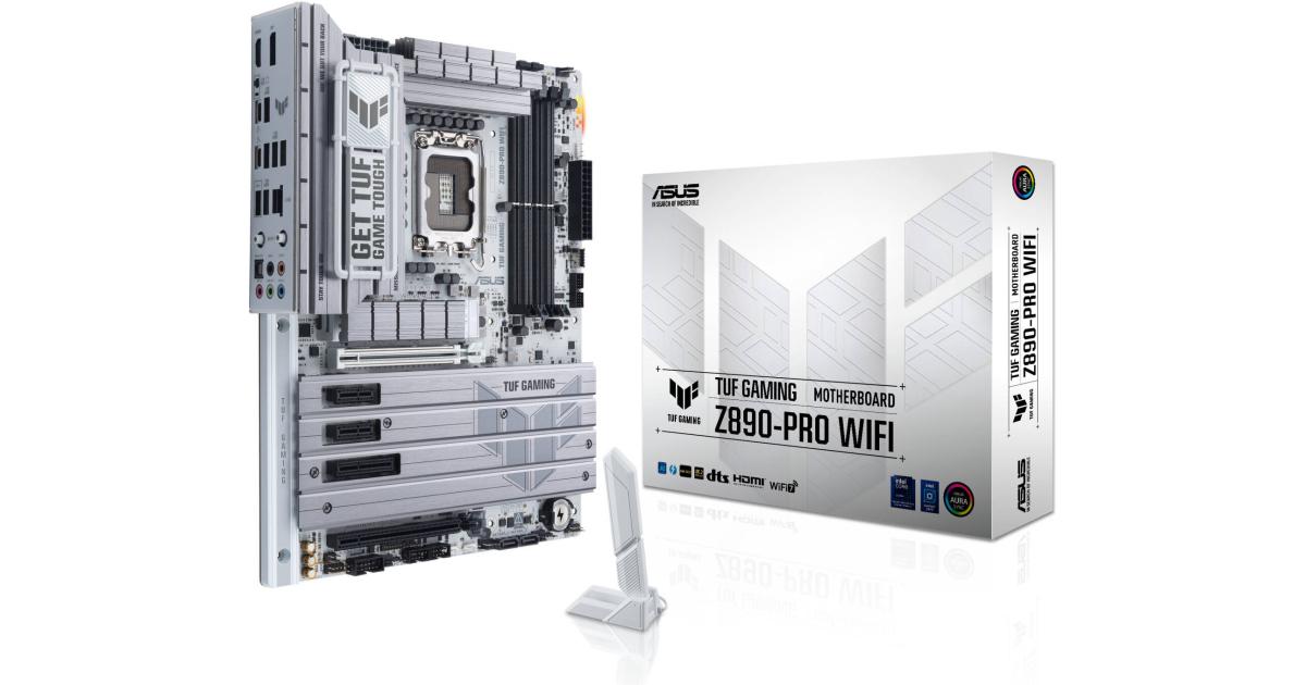 ASUS TUF GAMING Z890-Pro WIFI 7 Z890 DDR5 LGA 1851 Advanced AI PC-ready 4x M.2 SSD PCIe® 5.0 Thunderbolt™ 4 USB Type-C® 2.5Gb Lan