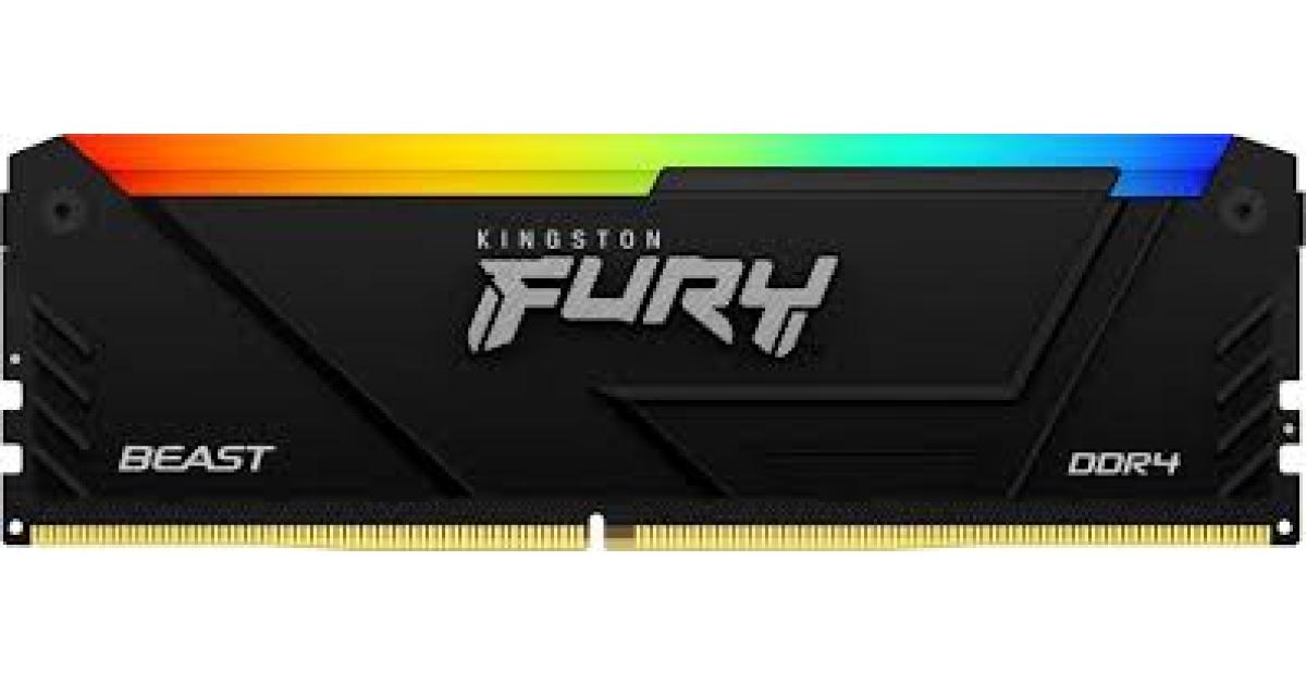 رام Kingston FURY Beast RGB 8GB (1 x 8GB) 3200MHz DDR4