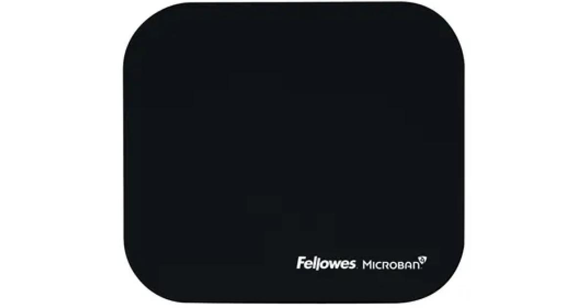 ماوس Fellowes Microban Mat in Black with Antibacterial Protection Layer - Black