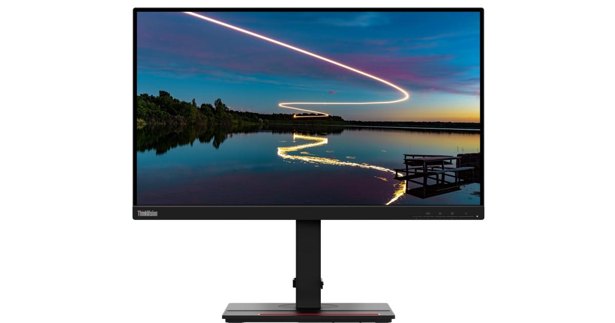 Lenovo ThinkVision T24m-29 24" IPS Full HD Adjustable Stand w/ USB Docking Station & Speakers - Black