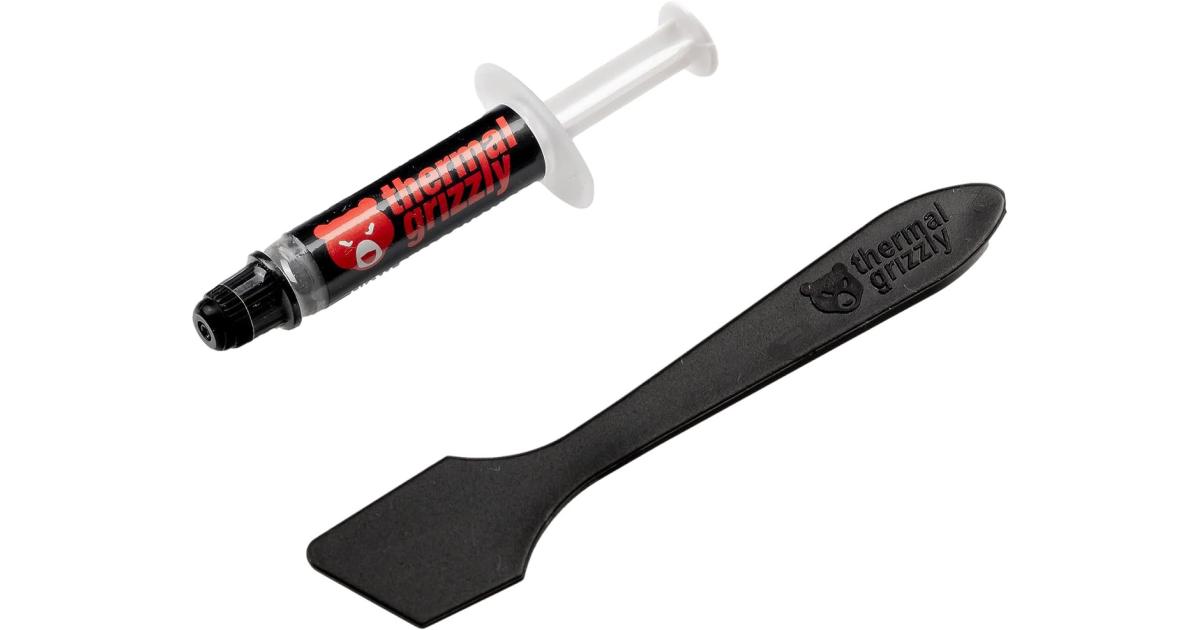 معجون حراري Thermal Grizzly Hydronaut Conductive High Performance Extensive For Air & Water Cooling For CPU and GPU - 1 Gram