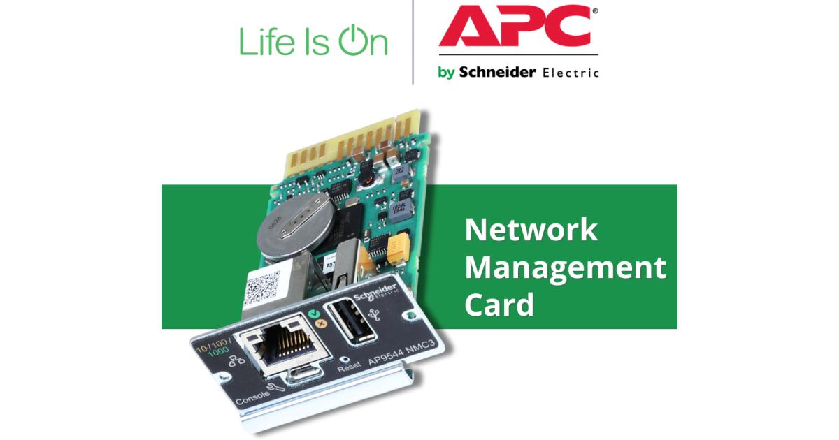 APC AP9544 Network Management Card for Easy UPS, 1-Phase