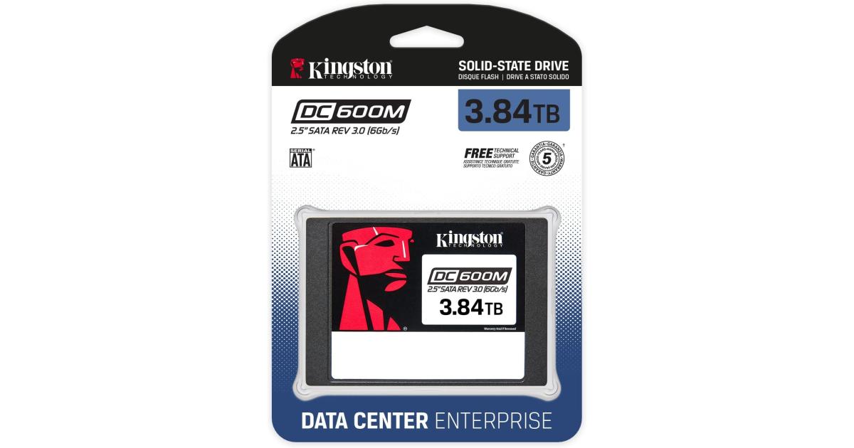 Kingston DC600M 3.84TB Enterprise-Class Enterprise-class For Data Center & Server 2.5" SATA SSD