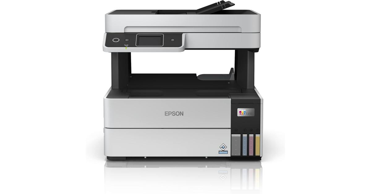 Epson EcoTank L6490 Color All-in-One Wireless Multi-function Machine (Copy/Print/Scan) - Black