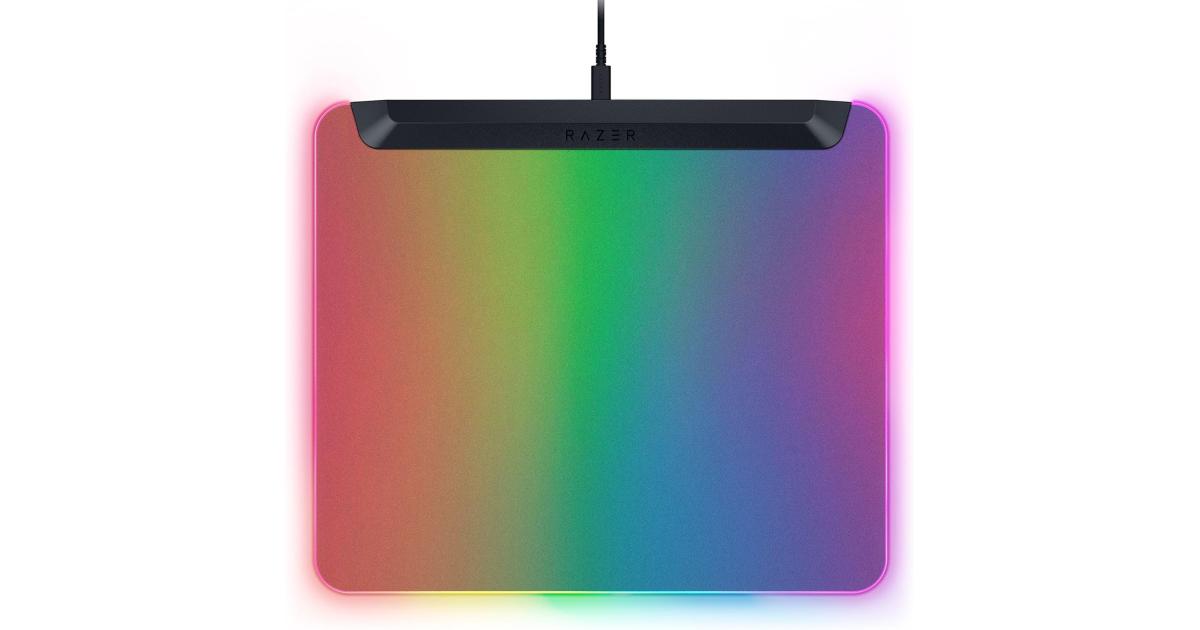 ماوس ألعاب Razer Firefly V2 Pro Fully Illuminated RGB Mat Backlit Design 15 Zone Chroma Lighting USB 2.0 Port Detachable USB Type C Cable Micro Textured Surface - Anti Slip Base