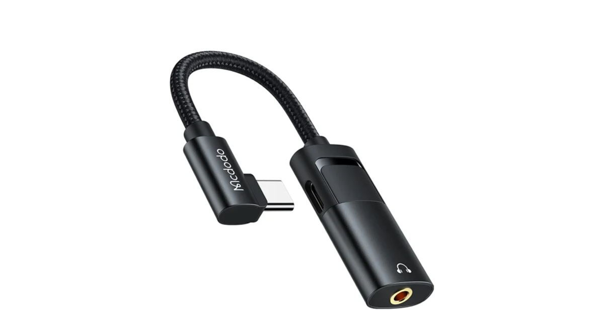 كابل Mcdodo CA-1880 60W PD USB من النوع C إلى USB من النوع C ومنفذ AUX