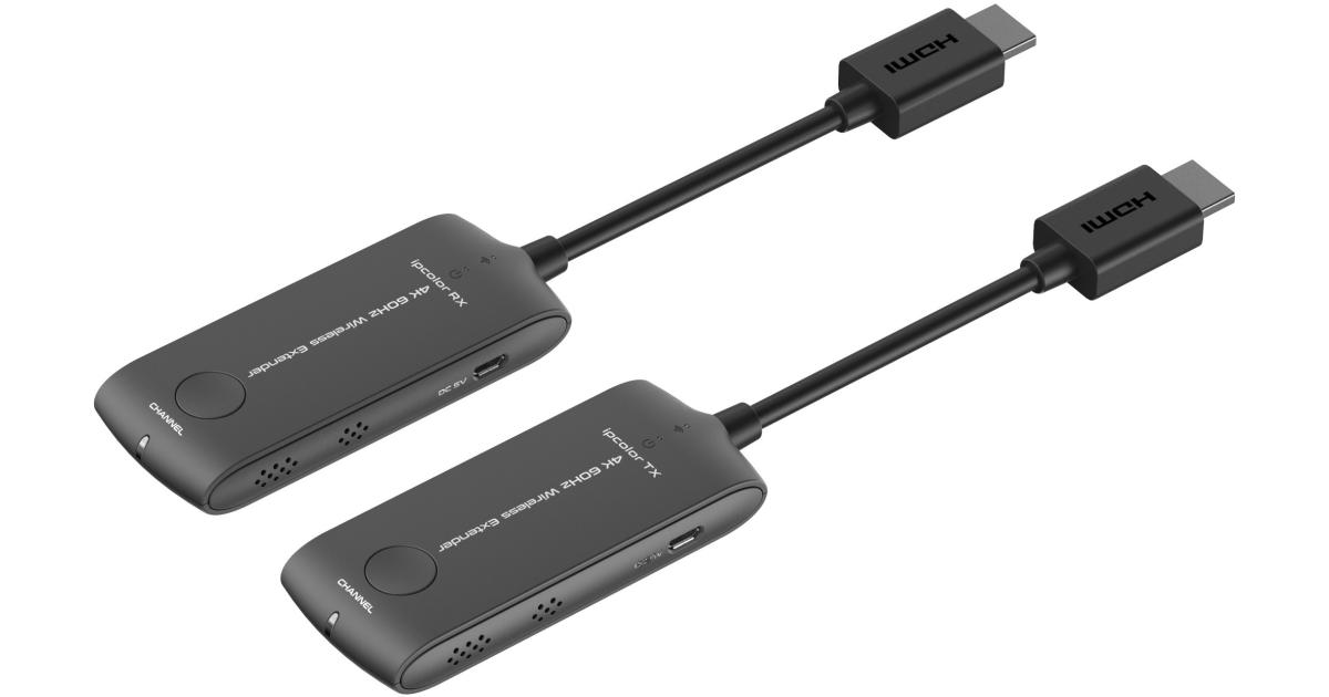 Lenkeng LKV488mini Wireless HDMI 4K Extender ( HDMI Transmitter & HDMI Receiver) up to 20M Support 4K For Video Conferences, Home Entertainment & Multimedia Education
