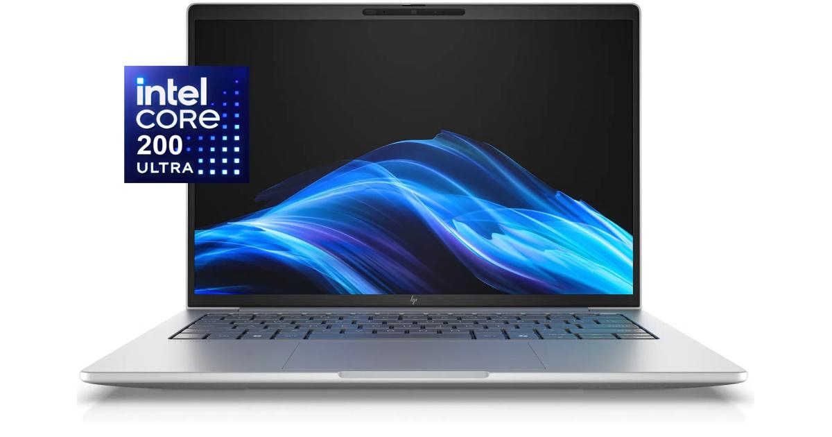 HP EliteBook 8 G1i 14 (2025) Intel® Ultra 7 Gen II 255U 12-Cores AI-Enhanced Light & Powerful For Secure Enterprise Business & Protected by HP Wolf Security - Silver