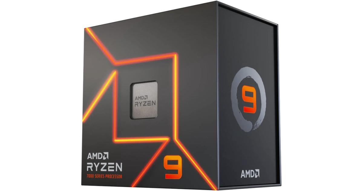معالج كمبيوتر مكتبي AMD RYZEN 9 7900x 12-Core 4.7GHz (5.6 GHz Max Boost) 64MB Cache AM5 , Box