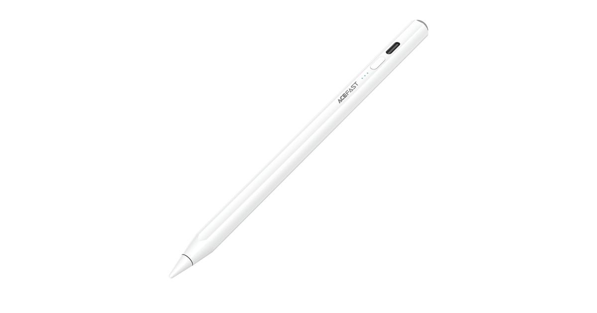 ACEFAST V2 Stylus for iPad Active Recognition Magnetic Absorption Capacitive Pen - White
