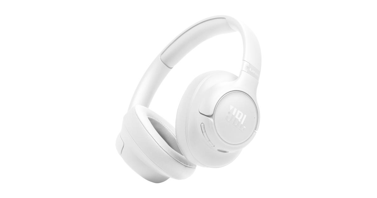 سماعات JBL Tune 730 BT Wireless Over-Ear with JBL Pure Bass Sound, Bluetooth 6.0, Foldable Design, Audio Cable, 76-Hour Battery Life and Google Fast Pair/Microsoft Swift Pair - White