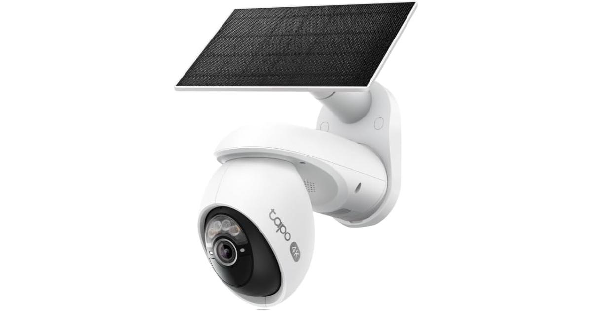 TP-Link Tapo C660 Kit 4K Outdoor Camera Wireless, Battery Camera w/Solar Panel, Pan/Tilt, 360° View, 24/7 Capture, Free Person/Vehicle Detection, Night Vision, SD/Cloud, Works w/Alexa and Google Home, VistaCam 360