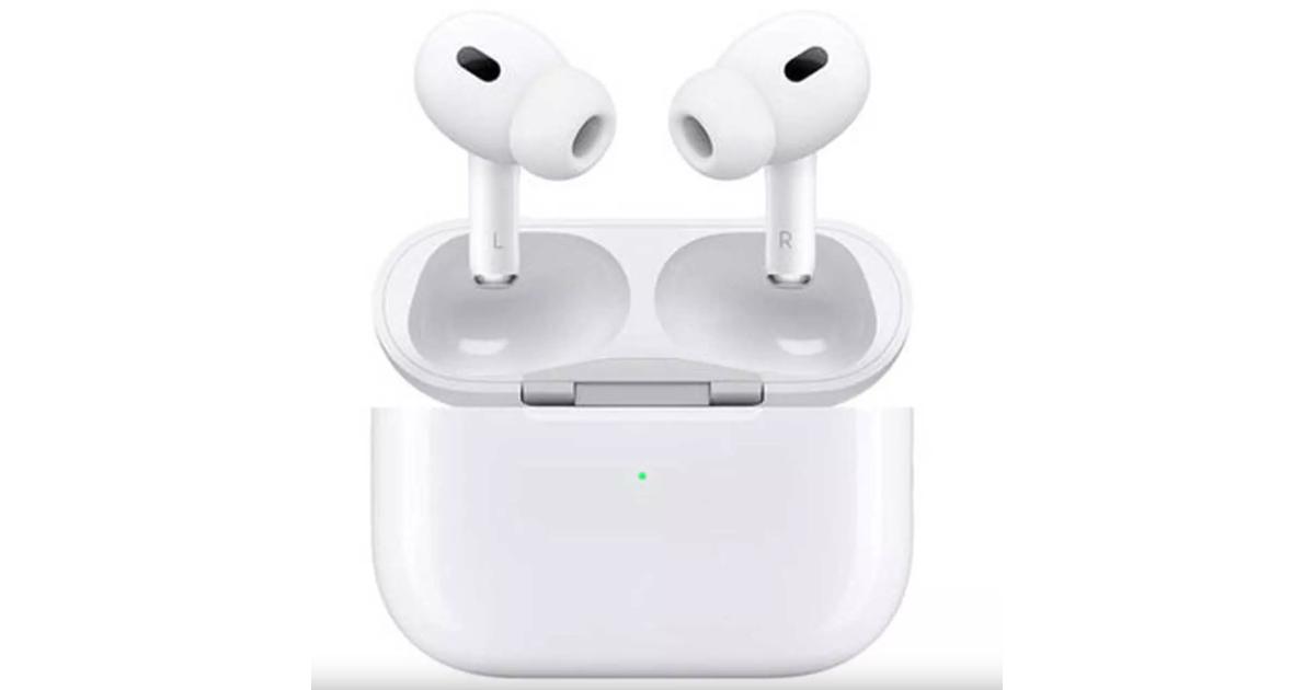 Coteci Smart Pods Pro2 سماعات بلوتوث محمولة بخاصية إلغاء الضوضاء من النوع C شحن يصل إلى 40 ساعة - أبيض