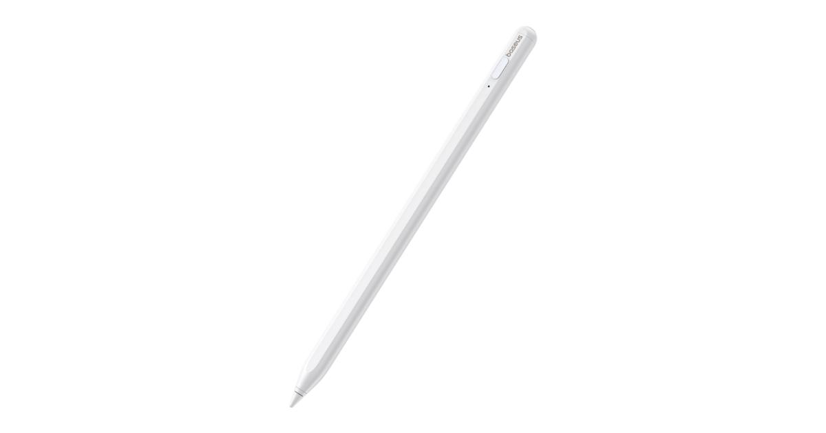 Baseus Smooth Writing 2 Series Stylus Lite with LED Indicators, (Active version with type-C cable and active pen tip) - White