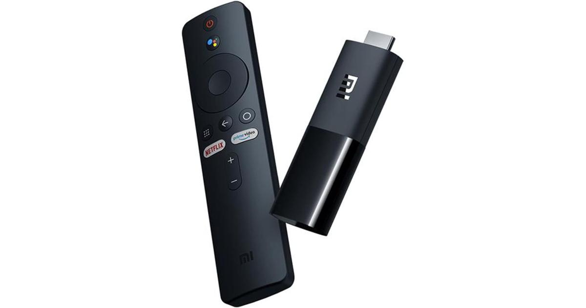 كرت شاشة Xiaomi Mi TV Stick, Portable Streaming Media Player, 1080P Video Playback, 1GB RAM, 8GB Storage,Quad-core Cortex-A53 CPU, ARM Mali-450 , Dual-band Wi-Fi, Black