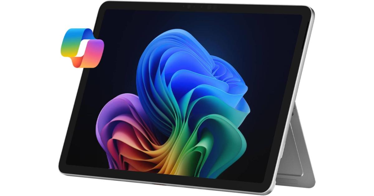 Microsoft Surface Pro 12 (2025) Copilot+ PC Snapdragon X Plus 8-Cores AI-Accelerated 2-in-1 Touch (512GB/16GB) w/ IPS 2.2K 90Hz Display , Platinum