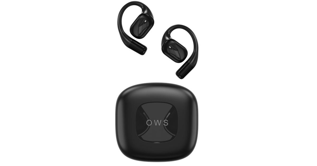 WiWU O100 Openbuds True Wireless Bluetooth Earphone Noise-Cancelling Up to 30 hours - Black