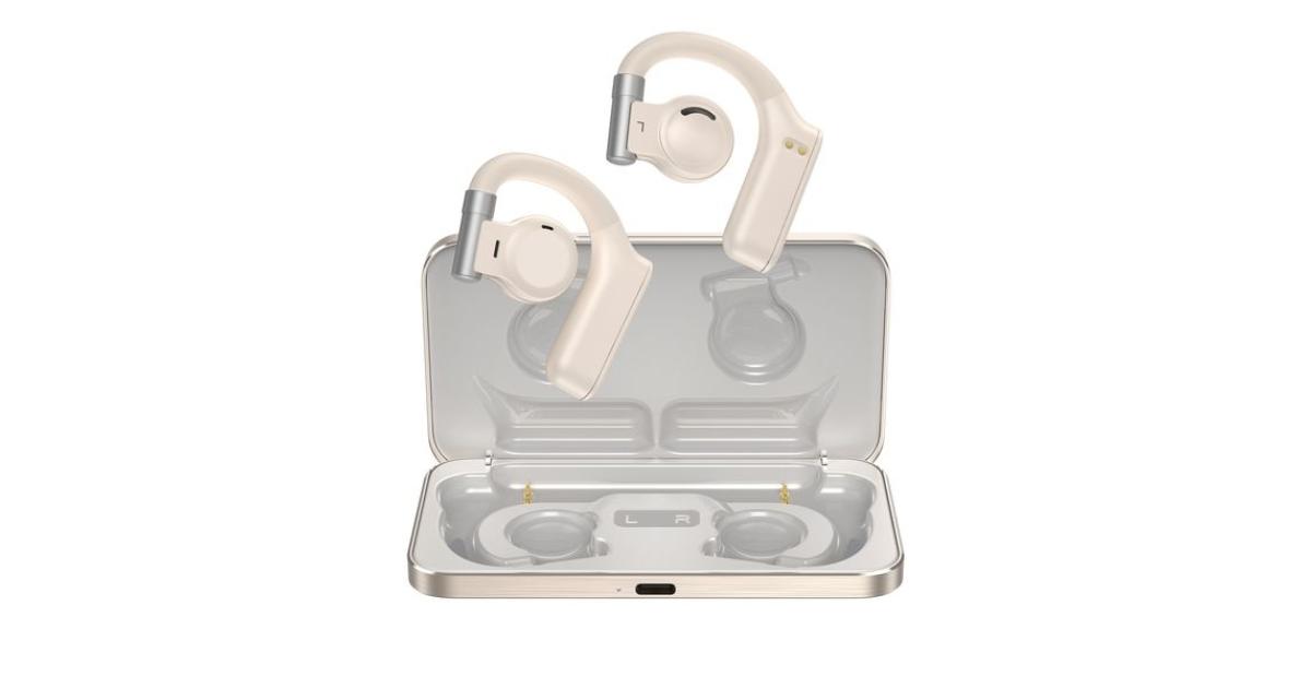 WiWU ARC T18 Clear Sound Open Wireless Bluetooth Headphone Up to 10 hours, Bluetooth range 10M - White