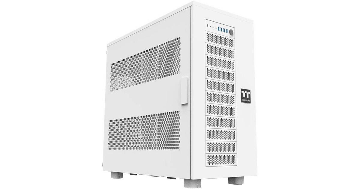 كيس كمبيوتر Thermaltake AX700 Super Tower , Up to 420mm AIO-Radiator & 18x Fan Support, 2x Perforated Side Panels, Steel Panel, SPCC Material, Dust Filters, White