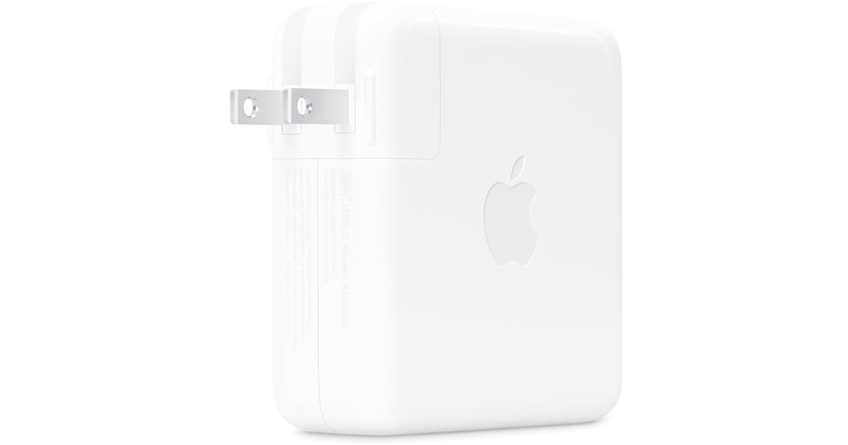 Apple USB-C Power Adapter 96W compatible with Numerous USB-C Devices & Charging Cables USA Outlet