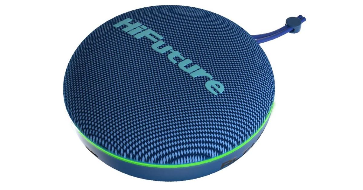 HiFuture Altus Bluetooth 5.3 Speaker with APTX waterproof, up to 8-Hours Battery Life, True Wireless Stereo (TWS) mode, 8.0, IPX5 - Blue