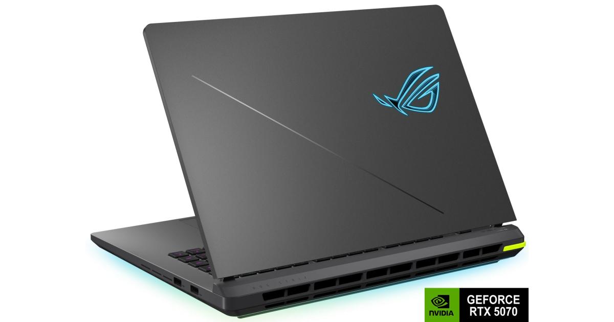 ASUS ROG Strix G16 (2025) G615JPR 14Gen Intel Core i7 14650HX 16-Cores w/ Nvidia RTX 5070 8GB DDR7 & IPS 165Hz Display - Volta Green