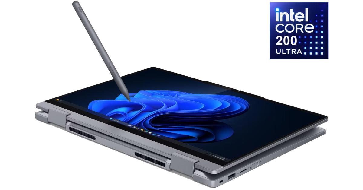 Lenovo ThinkBook 14 2-in-1 G5 (2025) AI PC Intel® Ultra 7 Gen II 12-Core Upgradable & Natural Writing Experience w/ Touch Screen & Anti-FingerPrint - Luna Grey
