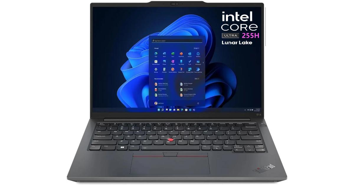 كيبورد Lenovo ThinkPad Edge E14 Gen 7 (2025) NEW Intel® Ultra 7 Gen II 255H HIGH Performance 16-Core Intel® AI Boost w/ DDR5 Memory & Backlit (EN) , Black