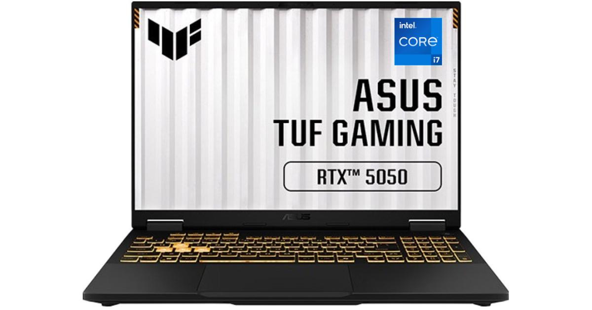 ASUS TUF Gaming F16 (2025) FX608JHR 14Gen Intel Core i7 14650HX 16-Cores w/ Nvidia RTX 5050 8GB DDR7 & IPS 165Hz Display - Gray