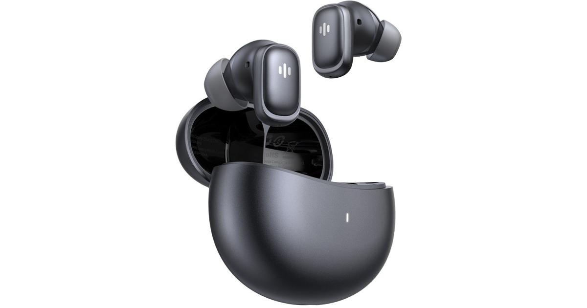 Mcdodo HP-8220 ANC+ENC AI Translation Earbuds Real-Time Multilingual Translator Hybrid Noise Cancelling for Business & Travel Up to 24 hours of playtime with charging case - Black
