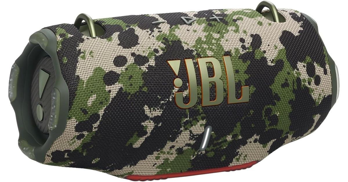 JBL Xtreme 4 - Portable Bluetooth Speaker, Powerful Sound and Deep Bass, IP67 Waterproof, 24 Hours of Playtime, Powerbank, Auracast for Multi-Speaker Pairing - Squad