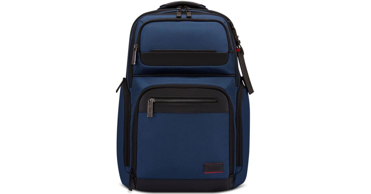 Lenovo ThinkPad 16" Executive Backpack Ultra Durable Materials Genuine Leather Accents Compatible with 16" Notebooks