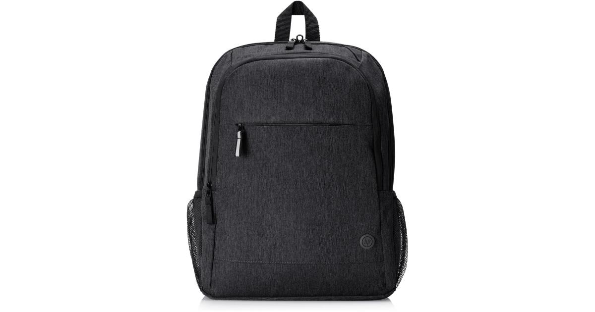 HP Prelude Pro Backpack Fits 15.6" Durable Fabric w/ Water-Resistant Coating Padded Compartment, Zipper & Slip Compartments - Adjustable Padded Shoulder Straps , Charcoal