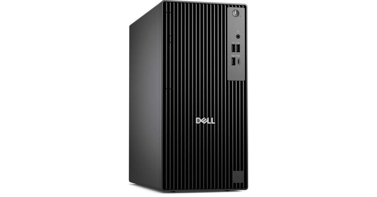 Dell Pro Tower QCT1250 (2025) 14Gen Intel Core i7 14700 20-Cores Tower High-Performance Desktop - Black