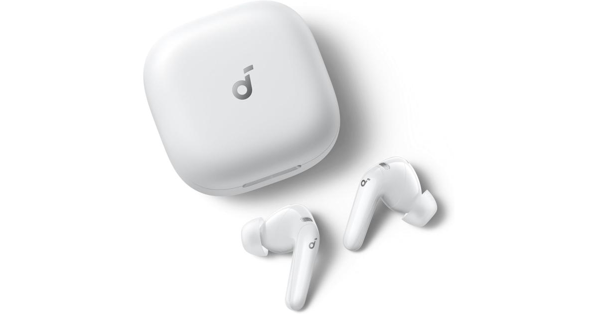 Anker Soundcore R60I NC, Real-Time Adaptive Noise Cancelling, Hi-Res Sound, Translation Earbuds, 50H Playtime, Wireless Earbuds, Bluetooth Earphones, Spatial Audio, Fast Charging, IP55 , White