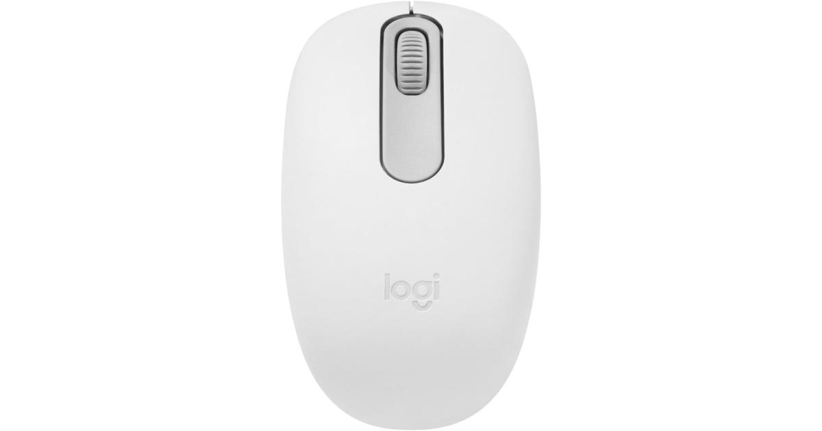 Logitech M196 Bluetooth Wireless Compact & Portable 12-Month Battery Smooth Tracking Compatible with PC & Mac, Windows and macOS - Off White