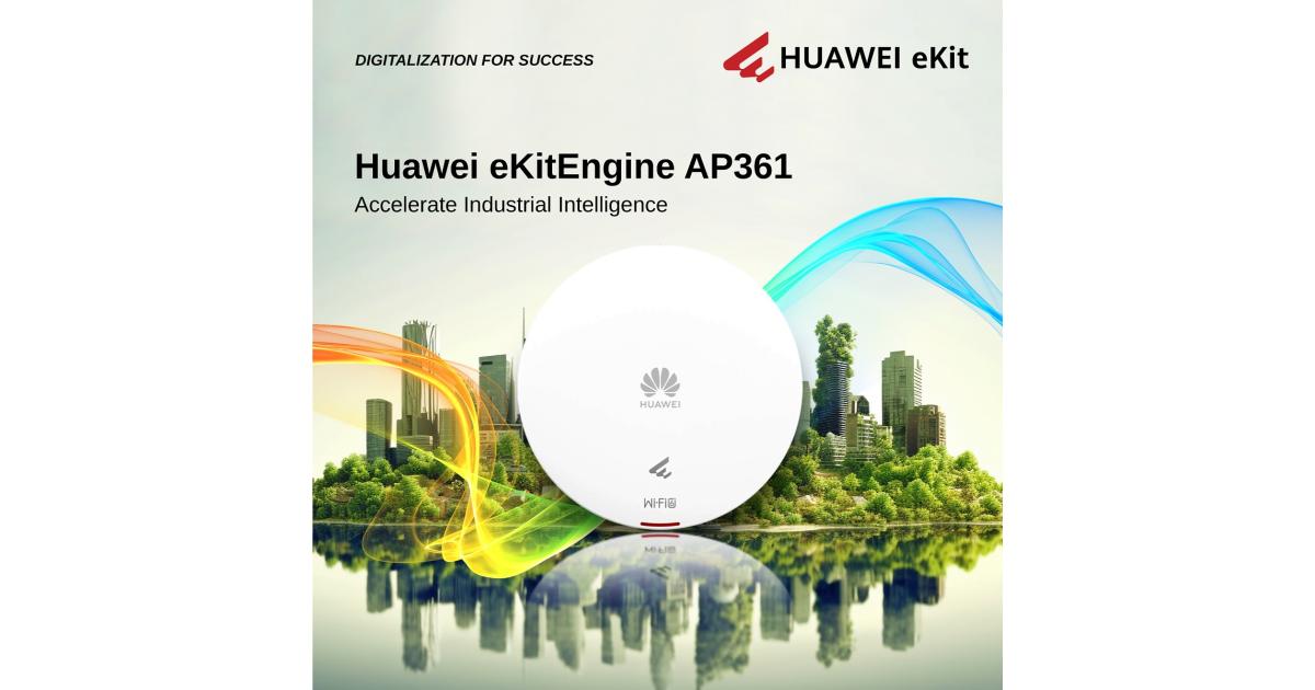 Huawei eKitEngine AP361 WIFI 6 AX1800 Ceiling Mount Dual-Band Dual Band 2.4GHz & 5GHz Access Point Built-in Smart Antennas