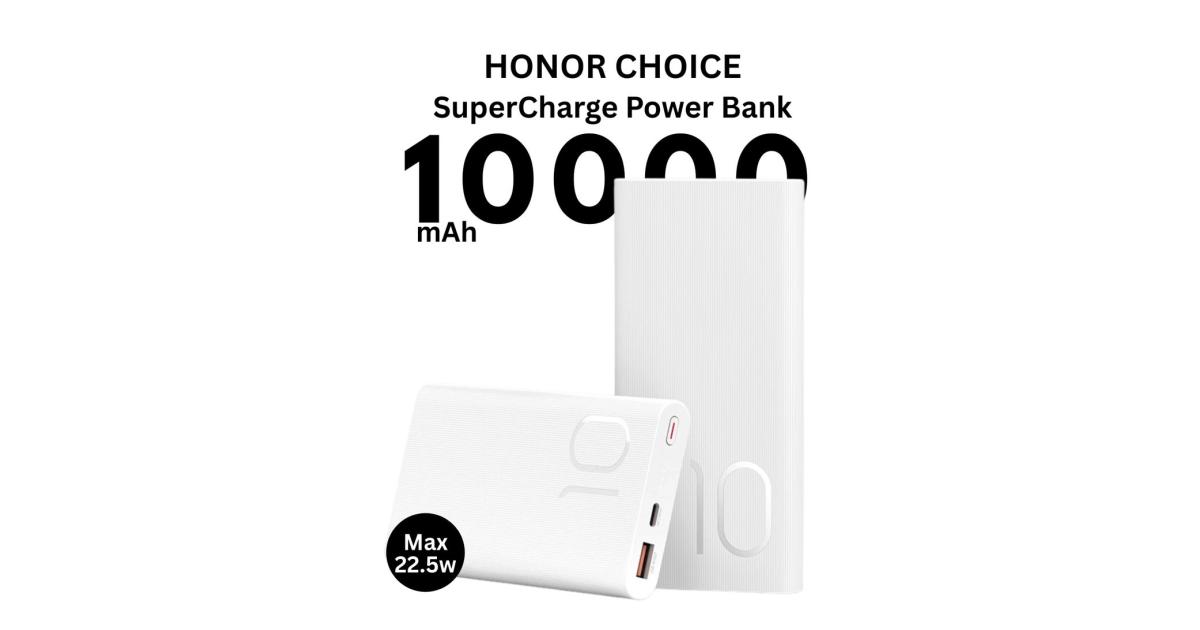 مزود طاقة (PSU) Huawei SuperCharge Power Bank 10000mAh Max 22.5W Type-C Super Fast Charging Emergency For Mobile Phone Earphones