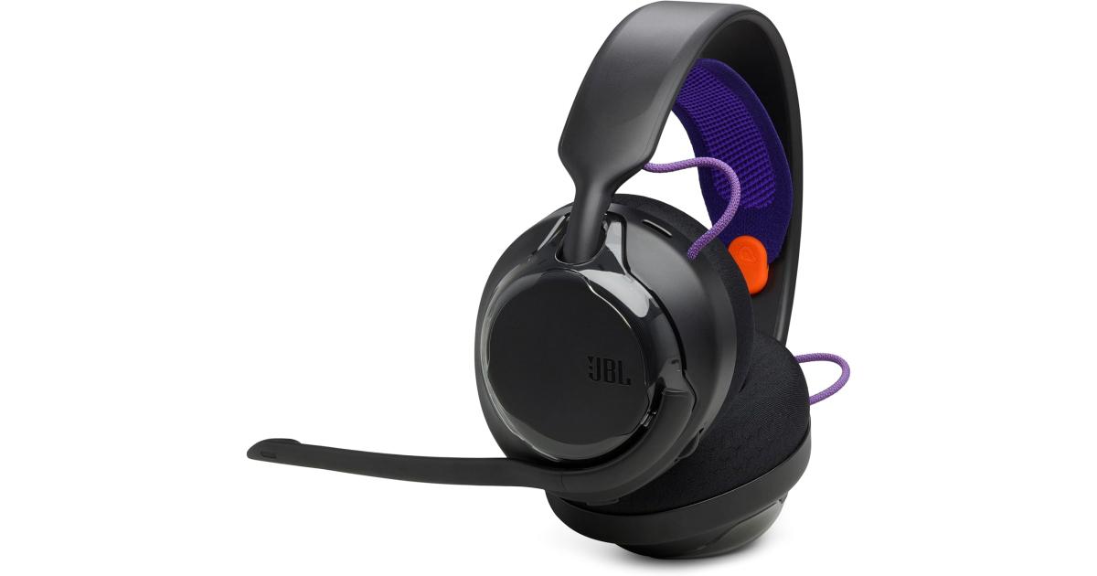 سماعة ألعاب (رأس) JBL Quantum 255 Wired Over-Ear , JBL Quantum Spatial Sound, Noise Cancelling Mic, 3.5 mm Cable, Replaceable Parts, Compatible with Apple/PC/Xbox/PlayStation/Nintendo Switch, Black