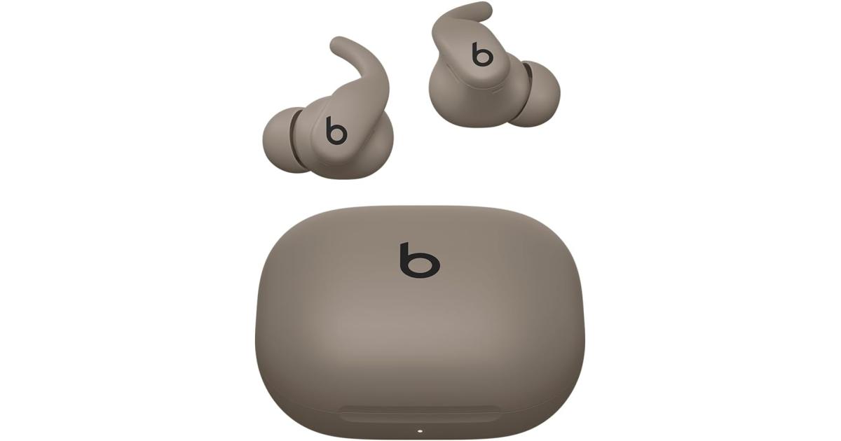 Beats Powerbeats Fit - Wireless Noise Cancelling Workout Earbuds with Secure-Fit Wingtips, Up to 30-Hour Battery Life, Sweat & Water Resistant, Apple & Android Compatible - Gray